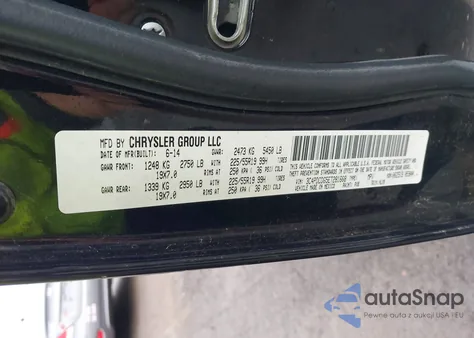 2014 Dodge Journey Limited z USA, uszkodzony, nr VIN 3C4PDCDG5ET281668